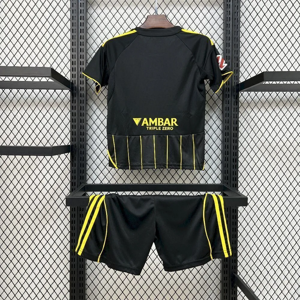 25-26 Real Zaragoza Away Kids Kit Soccer T-Shirt AAAAJersey Supply Yupoo 3