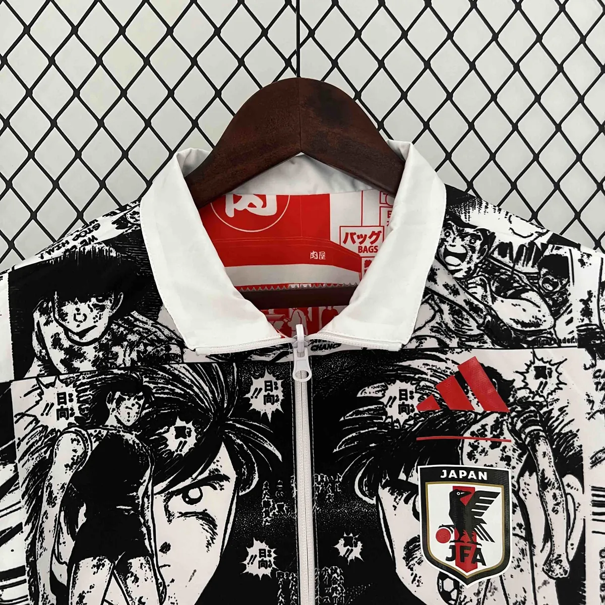 2024 Japan Reversible Windbreaker Gray&Red Special Edition Style Double-Sides Jacket For Sale 4