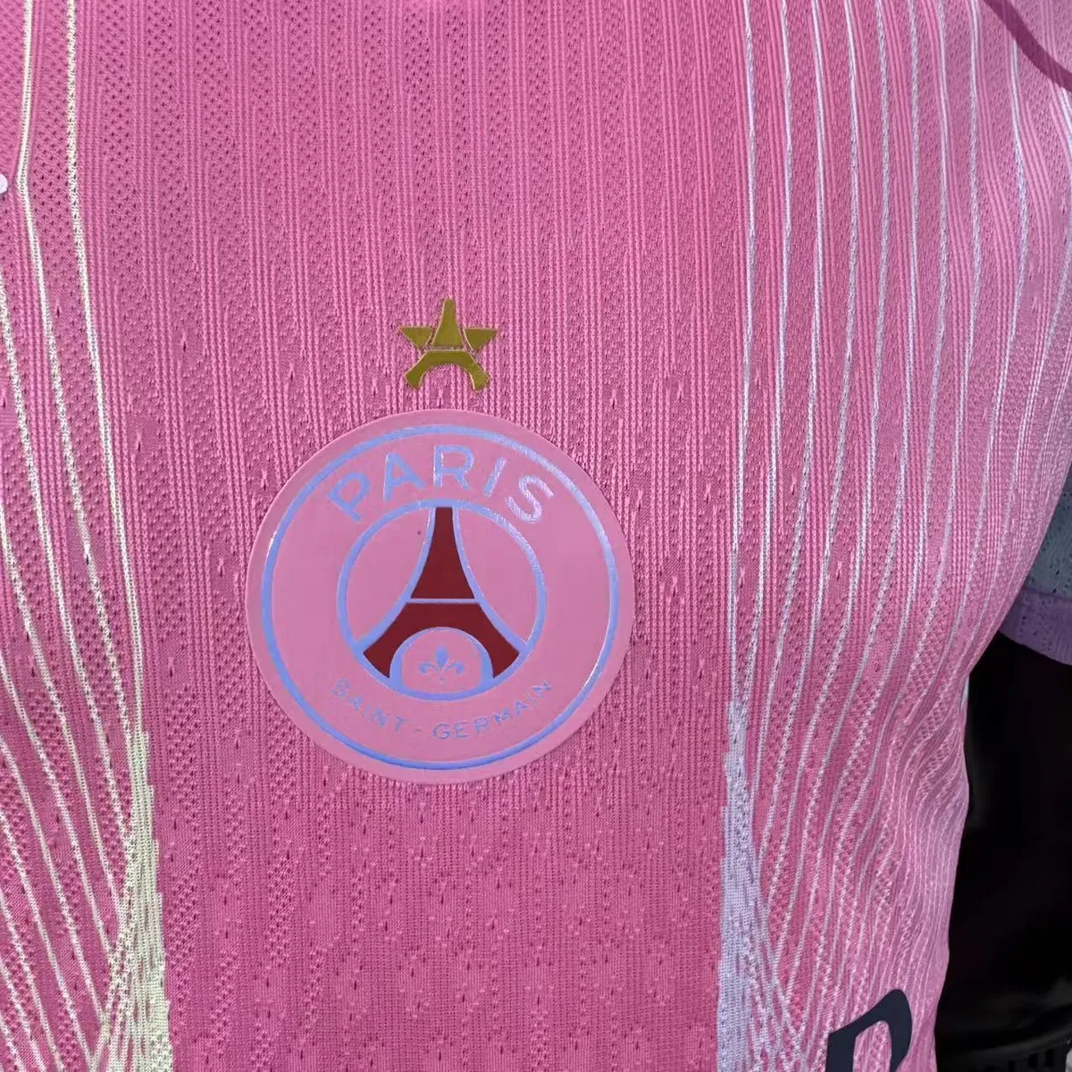 25-26 PSG Rose Pink Special Edition Player Version Shirt Football Apparels AAAAJersey Supply Yu 5