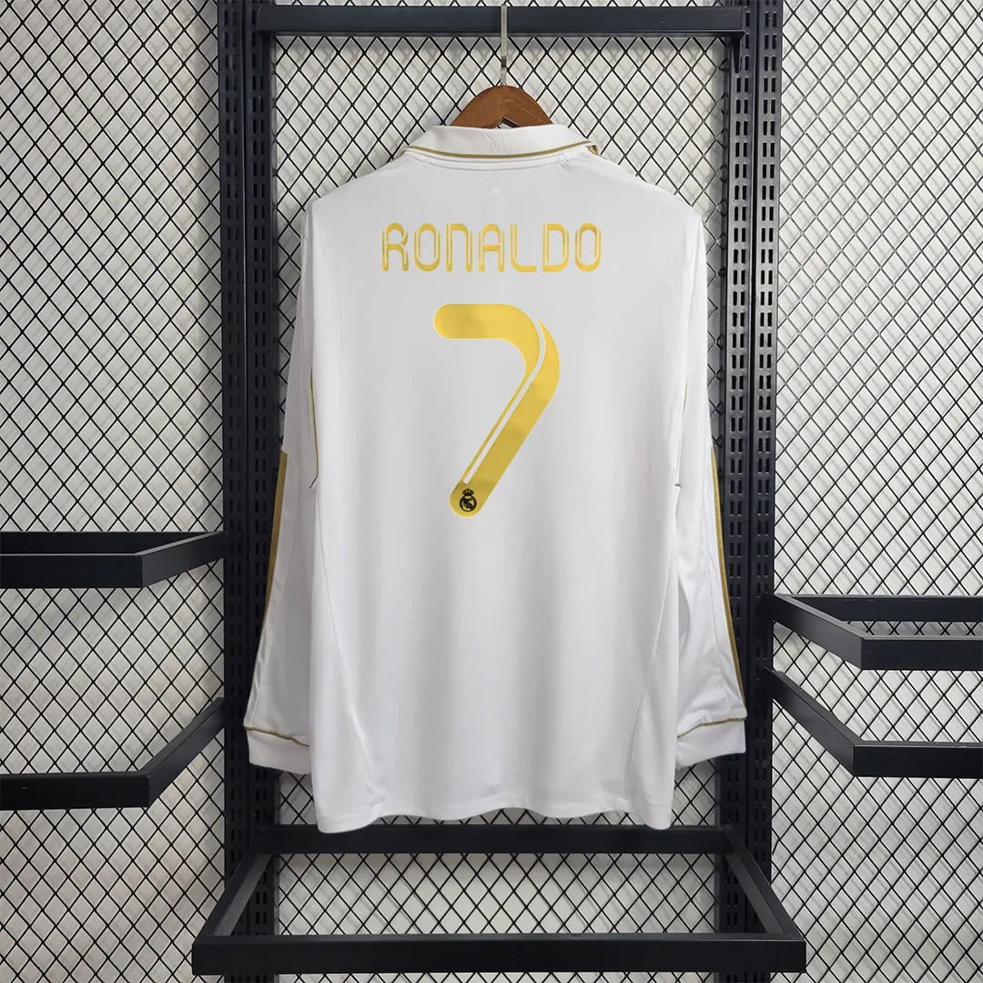 11-12 Real Madrid home long sleeve 6