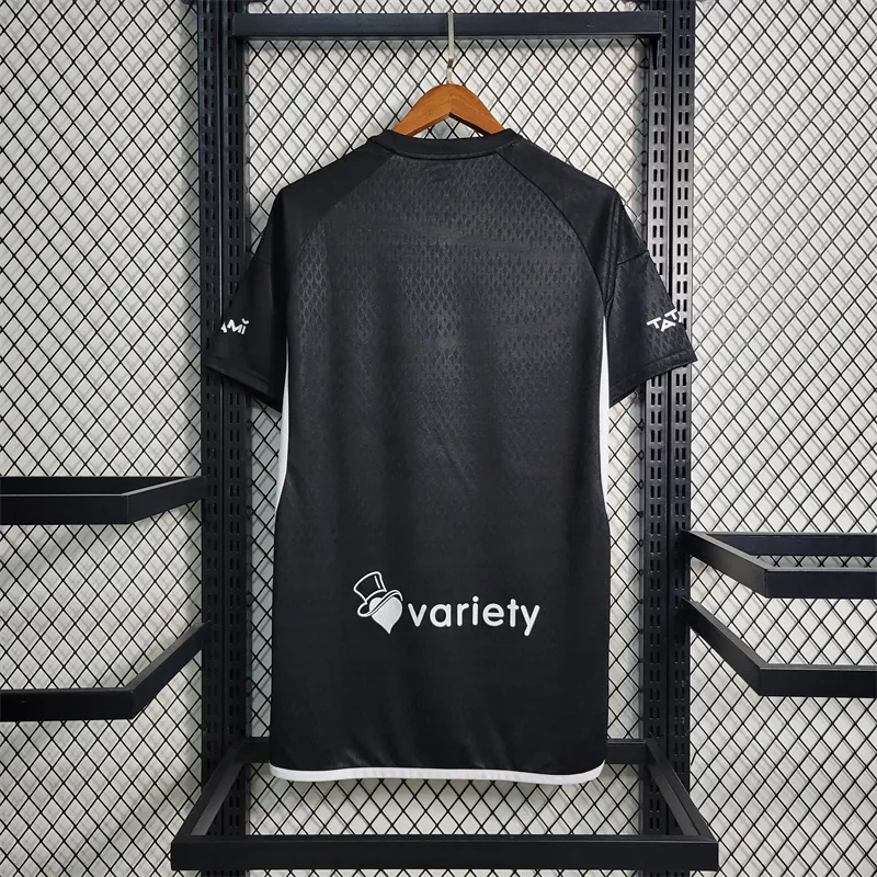 23-24 Maccabi Black away size S-4XL Soccer Jersey 1