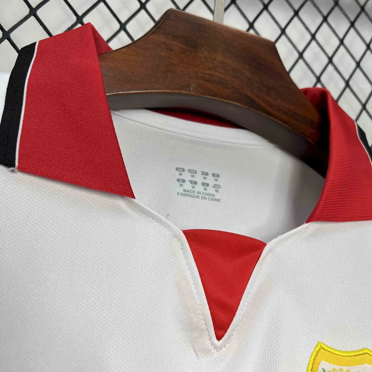 01-02 Rayo Vallecano Home Retro Kit Vintage Shirt AAAAJersey Supplier Yupoo 4