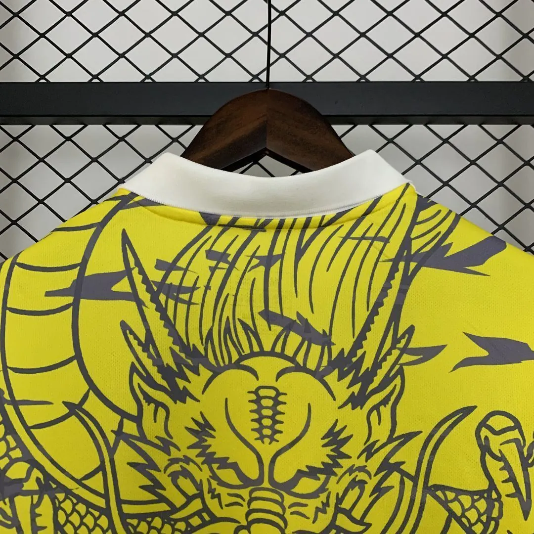 25-26 Real Madrid Yellow Dragon Special Edition Shirt Football Uniform AAAAJersey Dropship Yupo 3