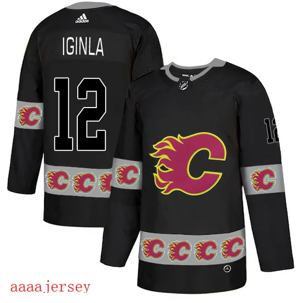 2019 Calgary Flames ice hockey jersey M-3XL 卡加利火焰队冰球服 9