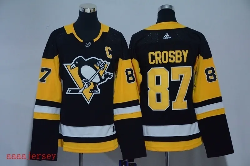 Pittsburgh Penguins women ice hockey jersey S-XL 匹兹堡企鹅队女装冰球服 1