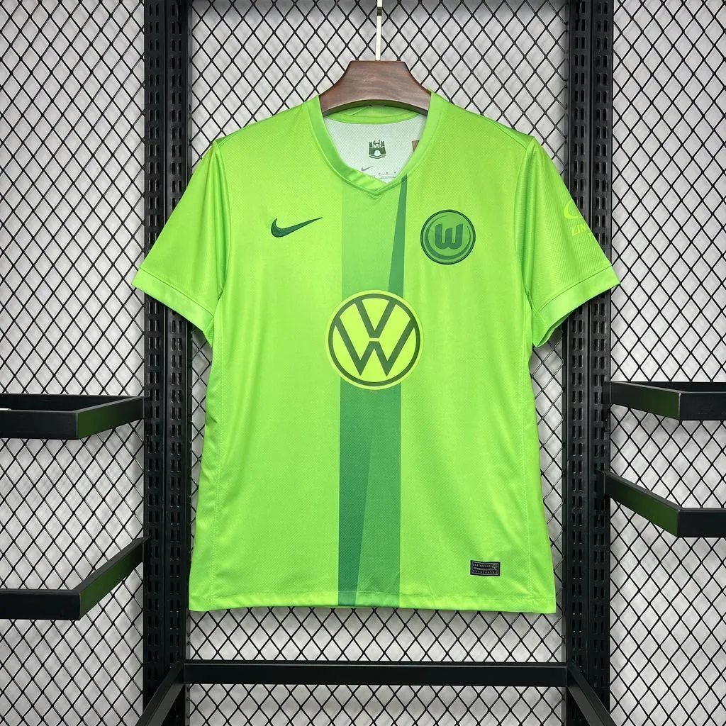 24-25 Wolfsburg Home Kit Football Wear Sport AAAAJersey Yupoo 5