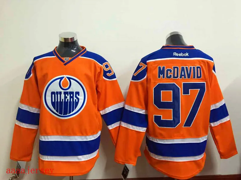 Edmonton Oilers retro ice hockey jersey M-3XL 埃德蒙顿油人队复古冰球服 2