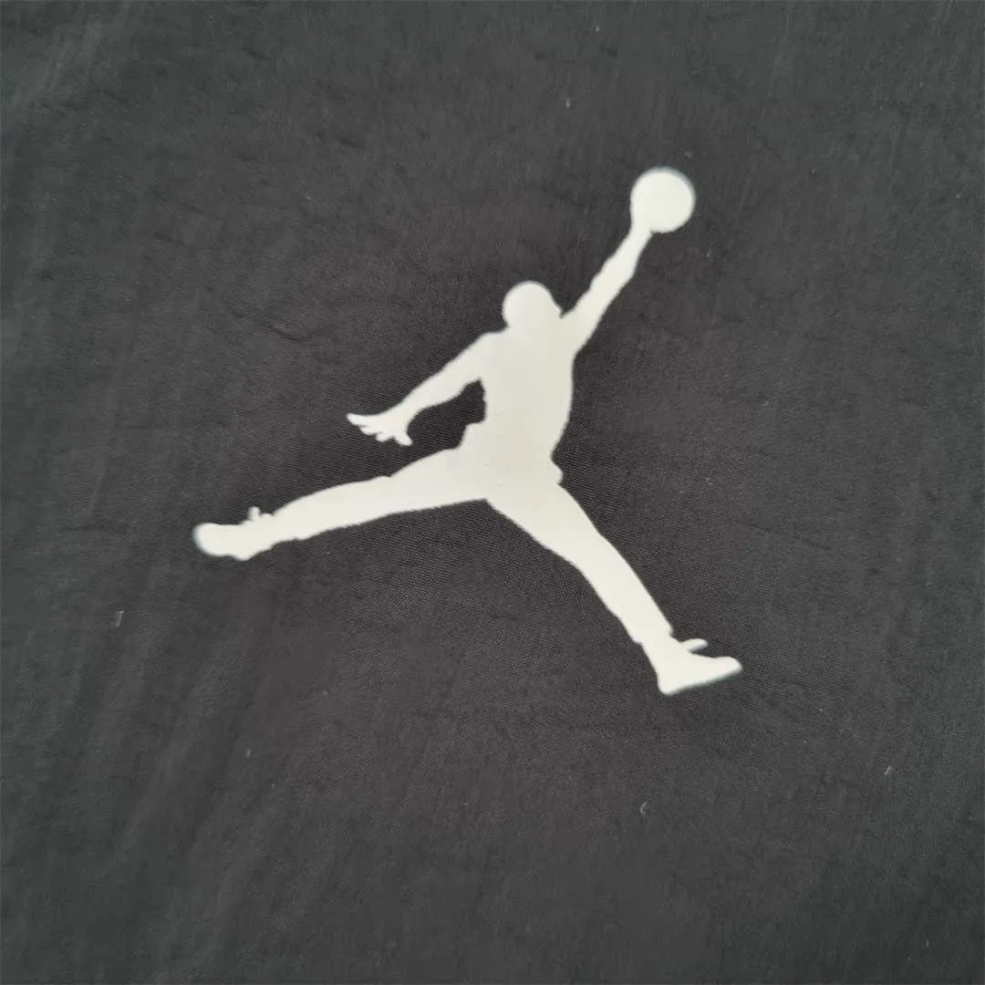 2022 PSG Jordan blackwhite windbreaker 3
