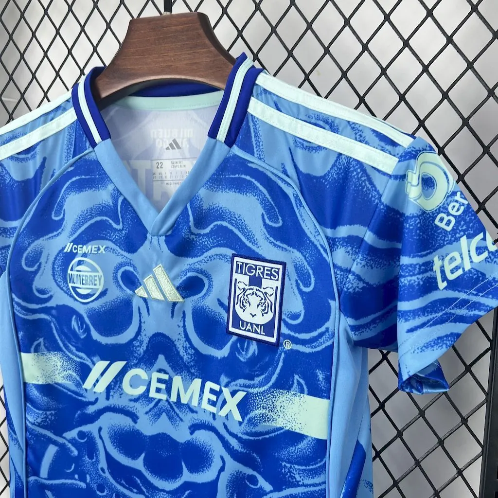 25-26 Tigres UANL Away Kid Kits Youth Apparels AAAAJersey Wholesale Yupoo 3