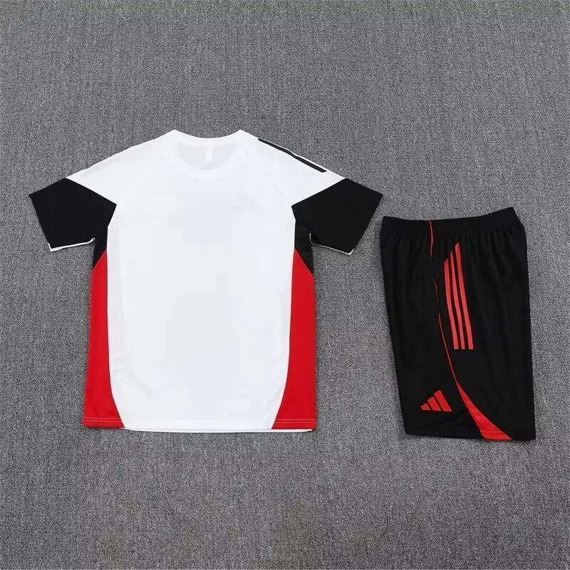 25-26 Manchester United White Training Kits Football Tracksuits 2