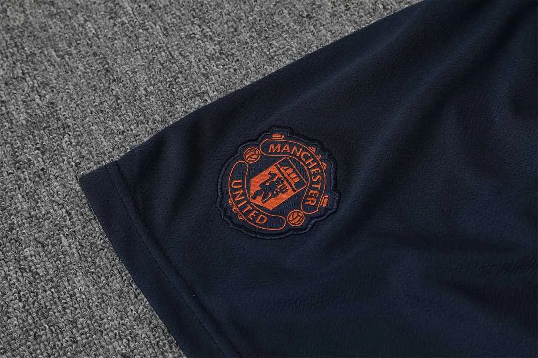 2223 Manchester United Training Suit Short Sleeve Kit Blue 9