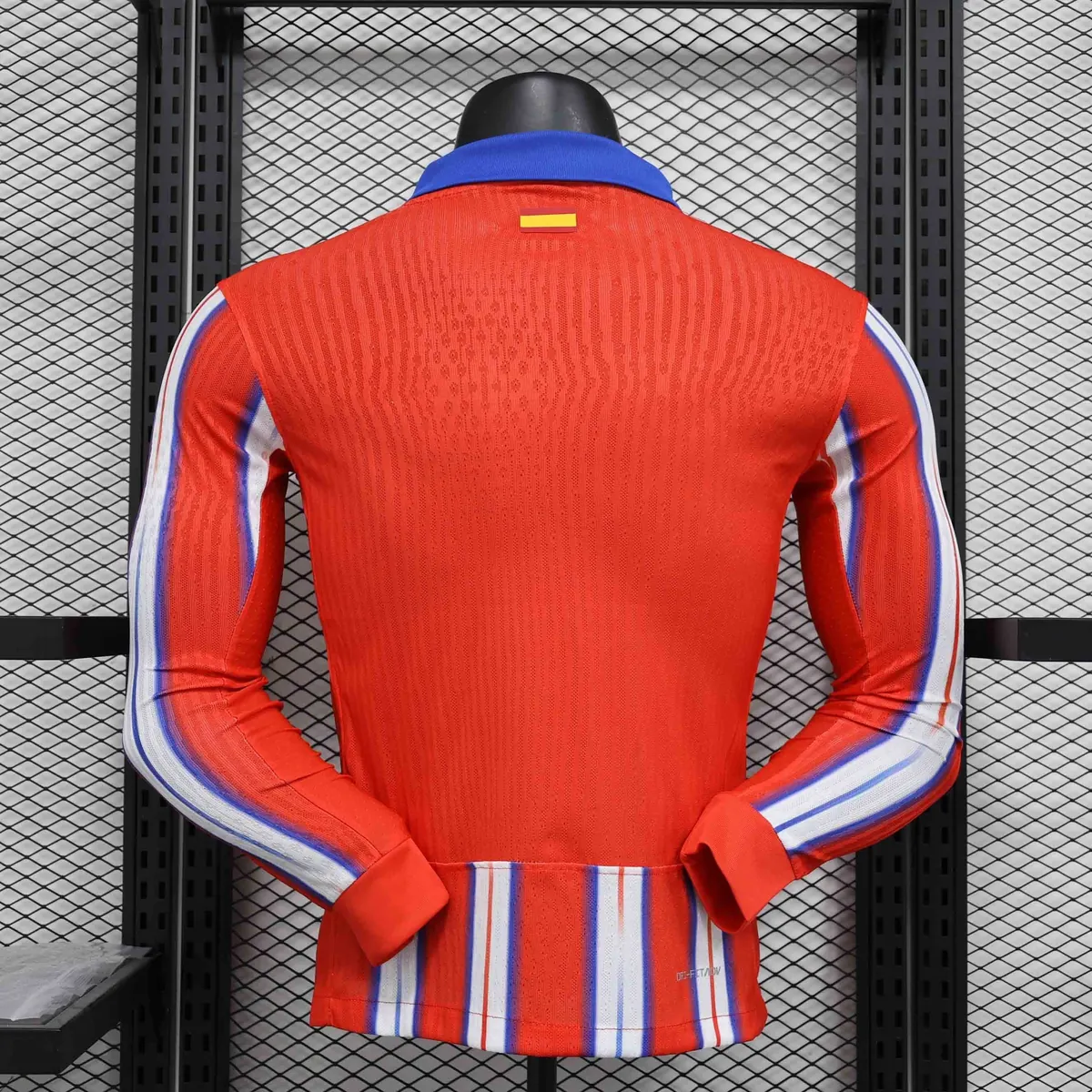 24-25 Atletico Madrid Home Long Sleeve Kit Player Version Shirt 1