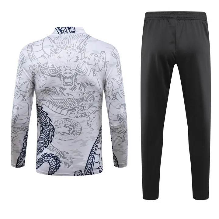23-24 Real Madrid Long Sleeve Kits Dragon Special Edition Training Suits Soccer Jerseys Yupoo 2