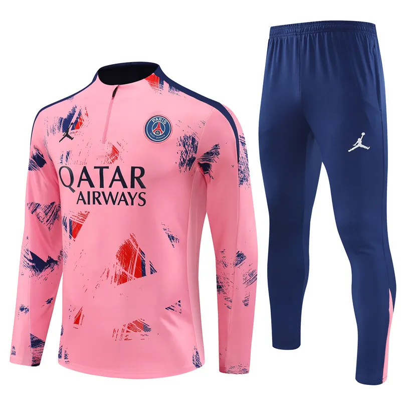 24-25 PSG Long Sleeve Training Suit Football Shirts 4