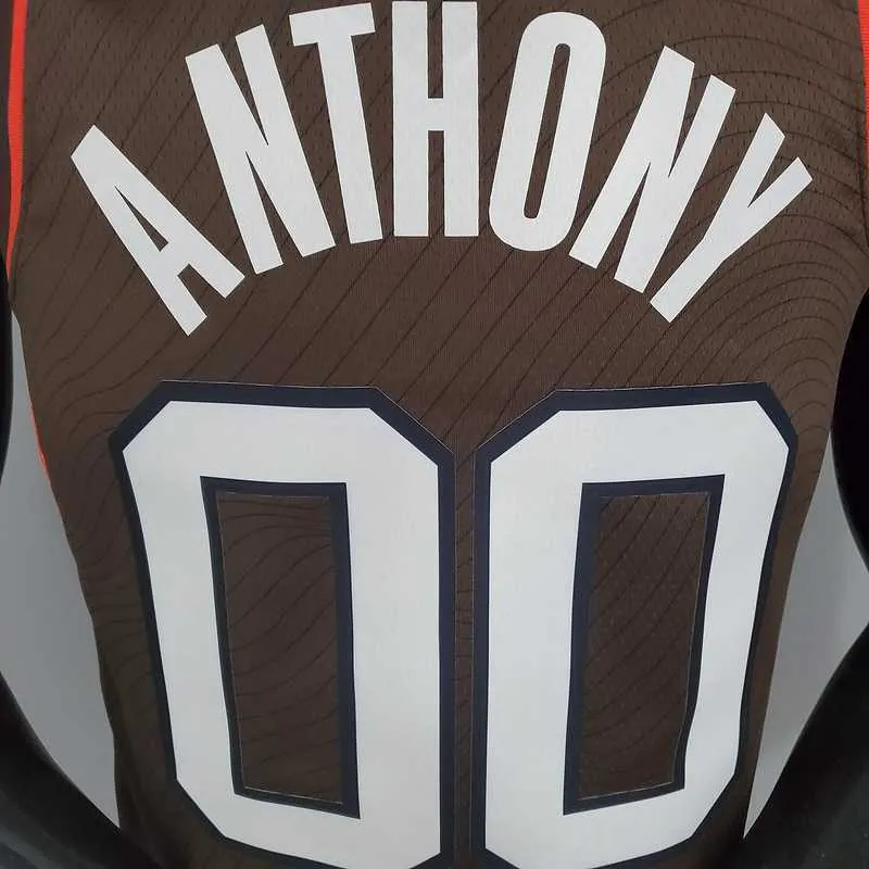2021 ANTHONY#00 Trail Blazers City Edition Brown 3
