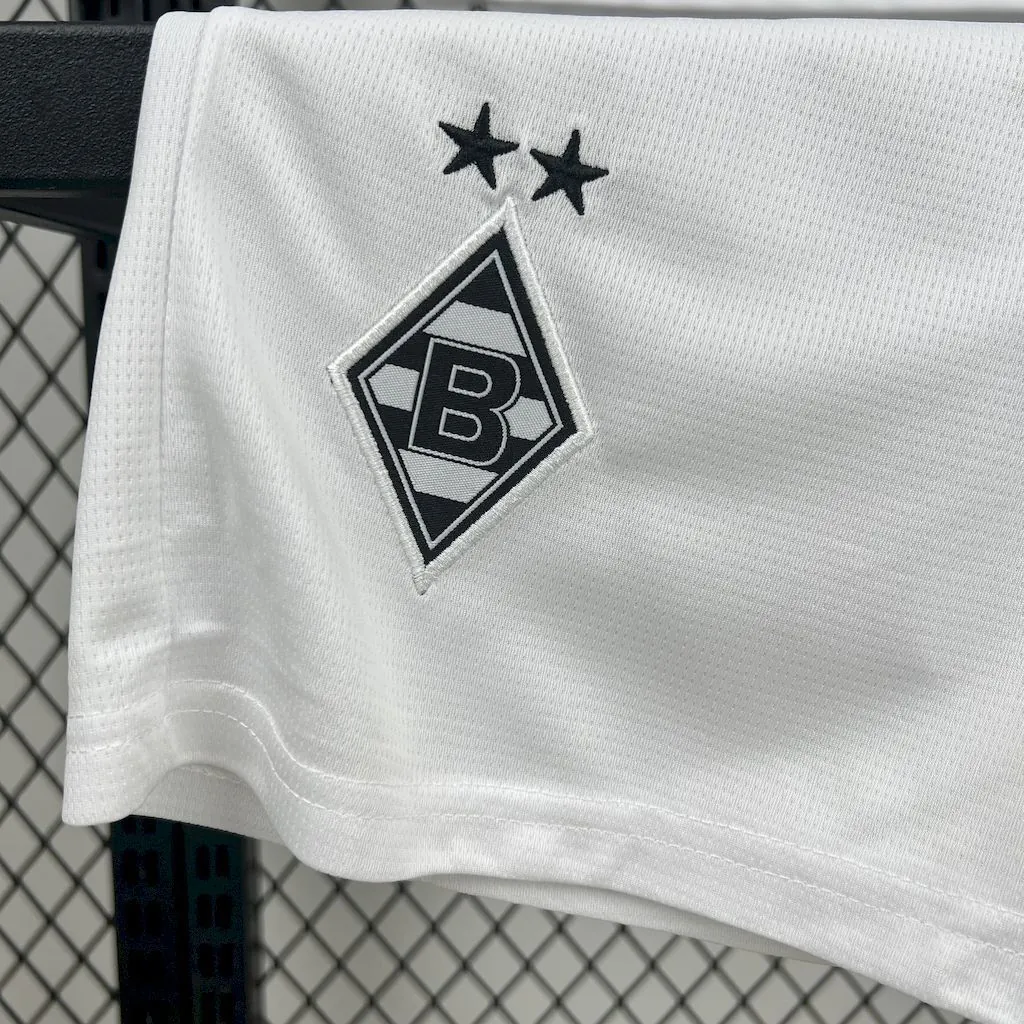 25-26 Borussia Mönchengladbach Home Kid Kits Youth Apparels 5
