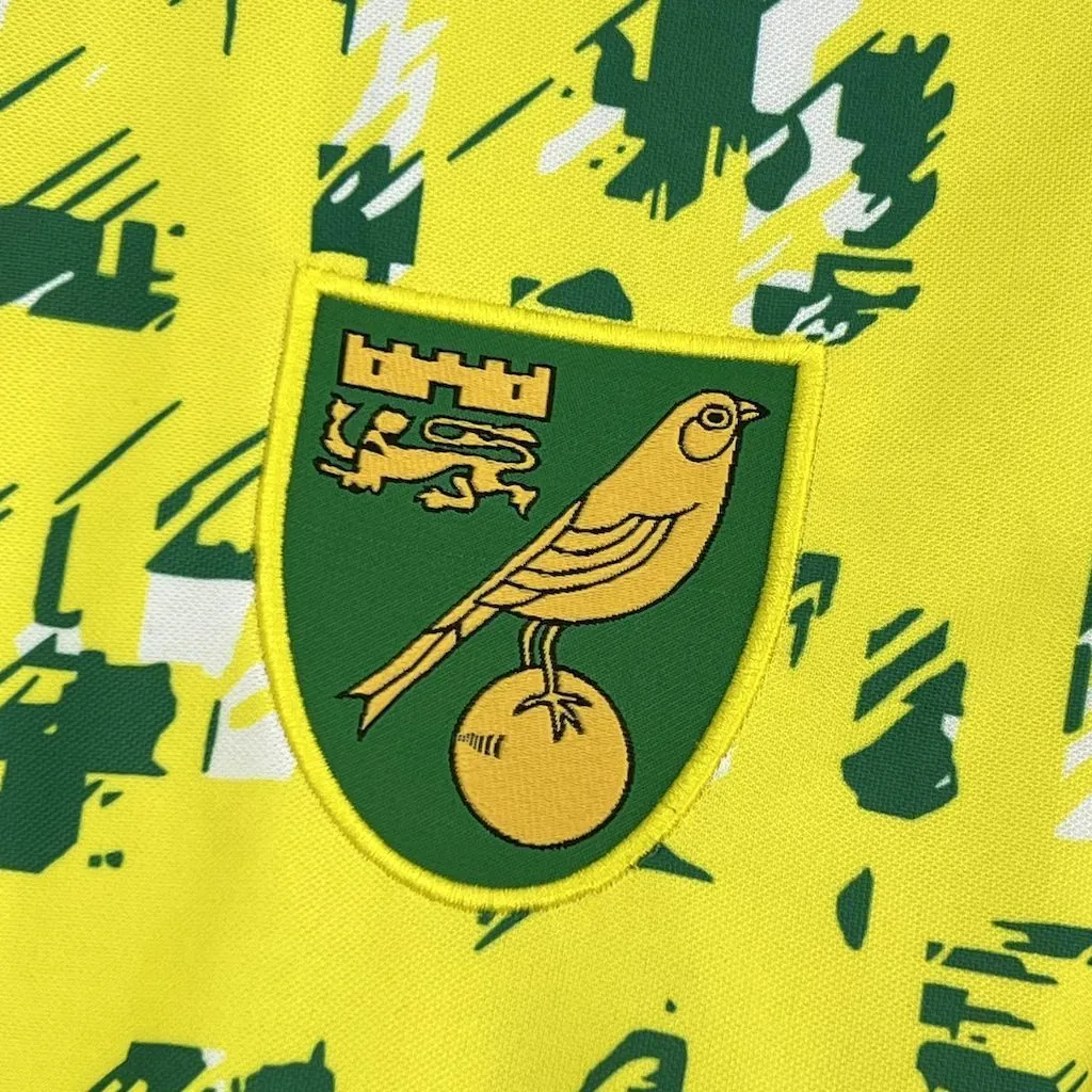 92-94 Norwich City Home Retro Kit Vintage Shirt AAAAJersey Supplier Yupoo 1