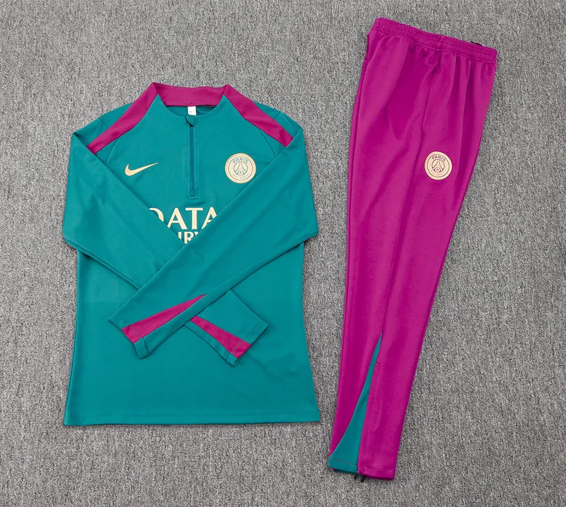 24-25 PSG Long Sleeve Training Suit Football Shirts 2