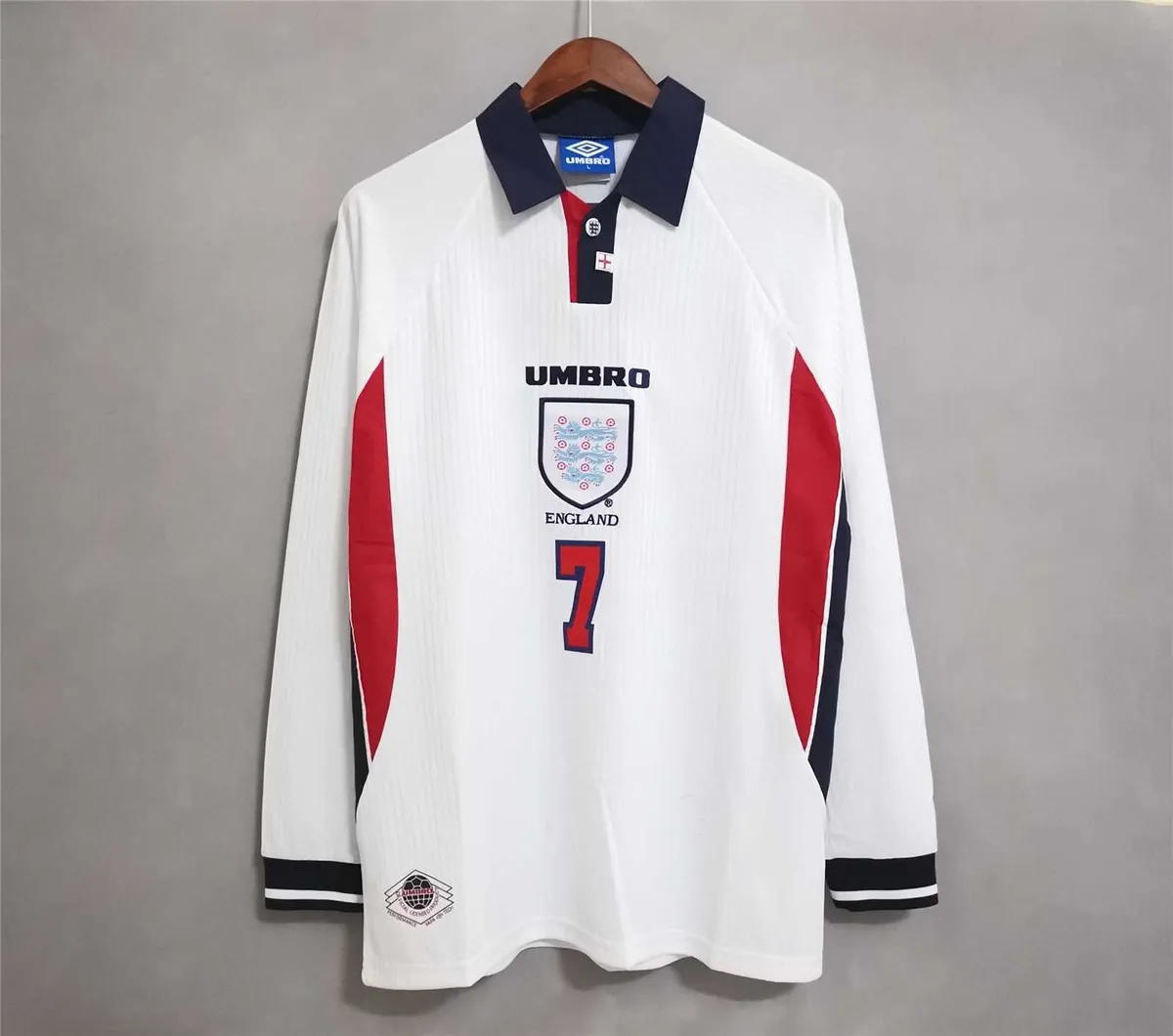 1998 England home long sleeve 13
