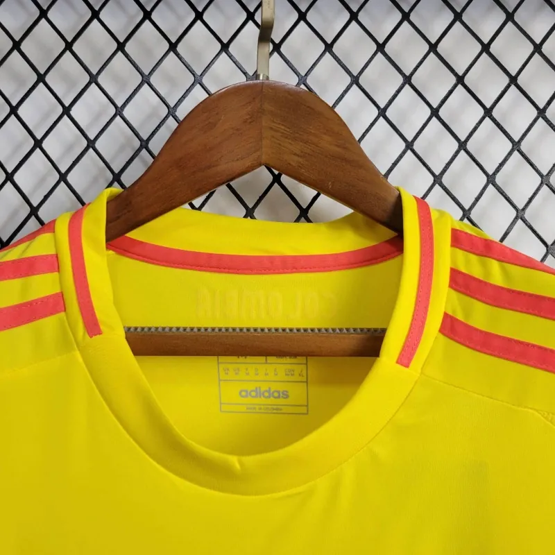 2024 Colombia Home Women Kit Lady Shirt Football AAAAJersey Supplier 1