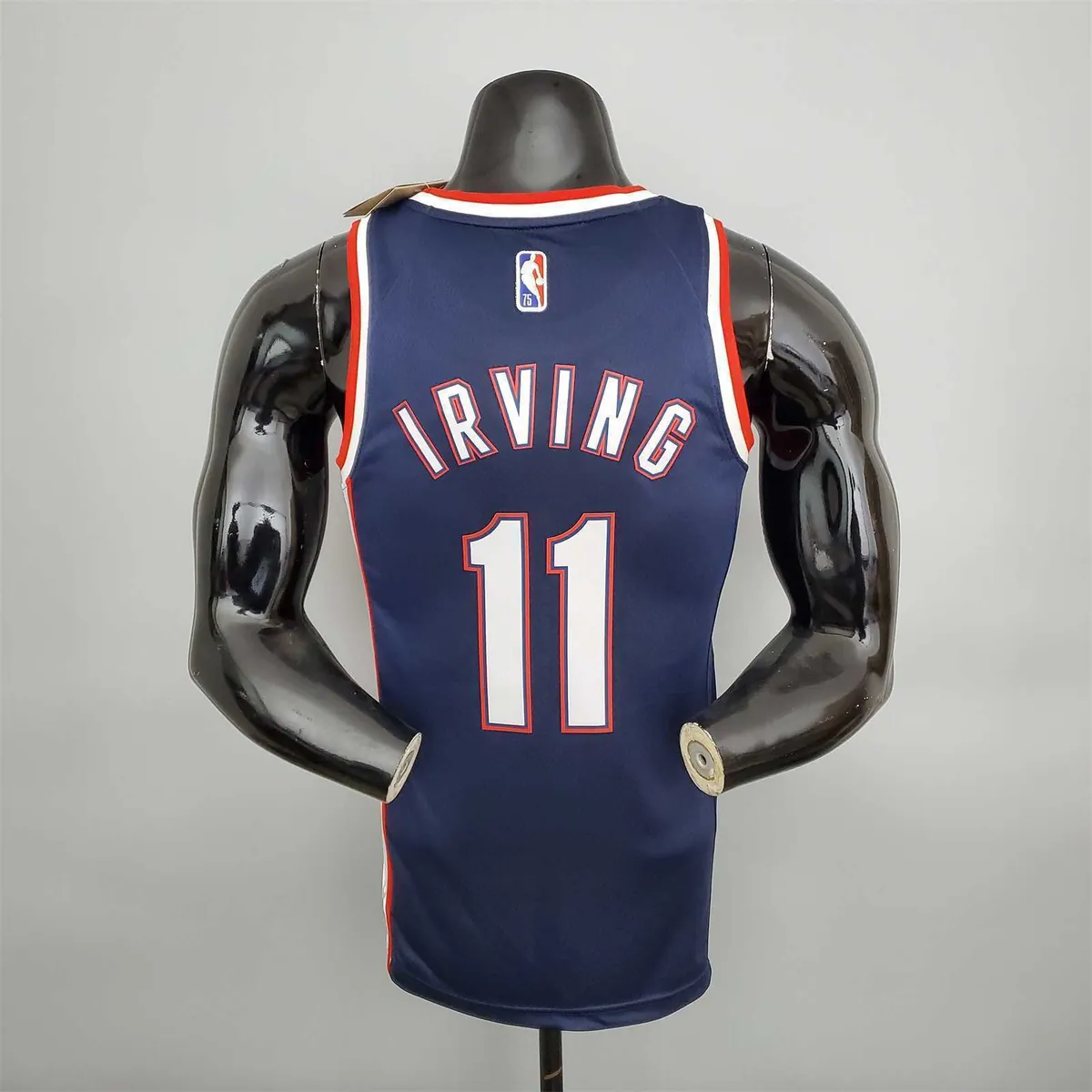 2022 75th Anniversary Irving #11 Nets City Edition Royal Blue 6