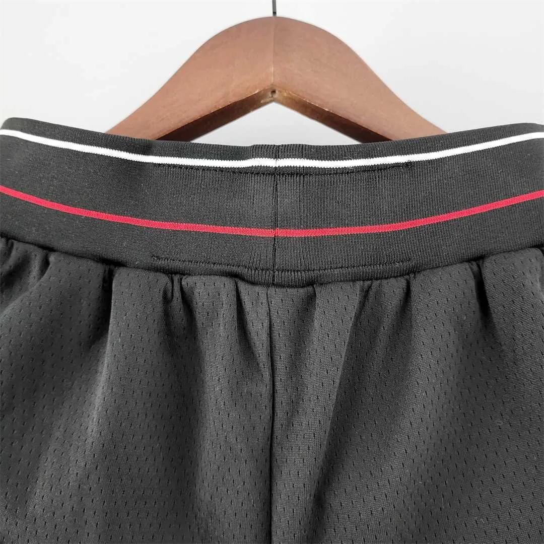 Chicago Bulls black NBA shorts 5