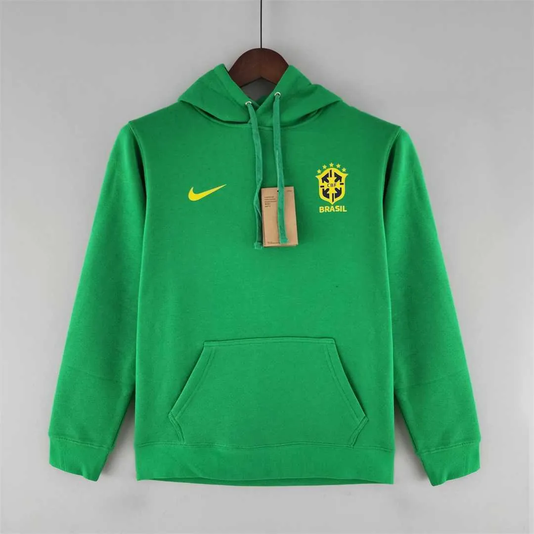 2022 Brazil Hoodie Green 9