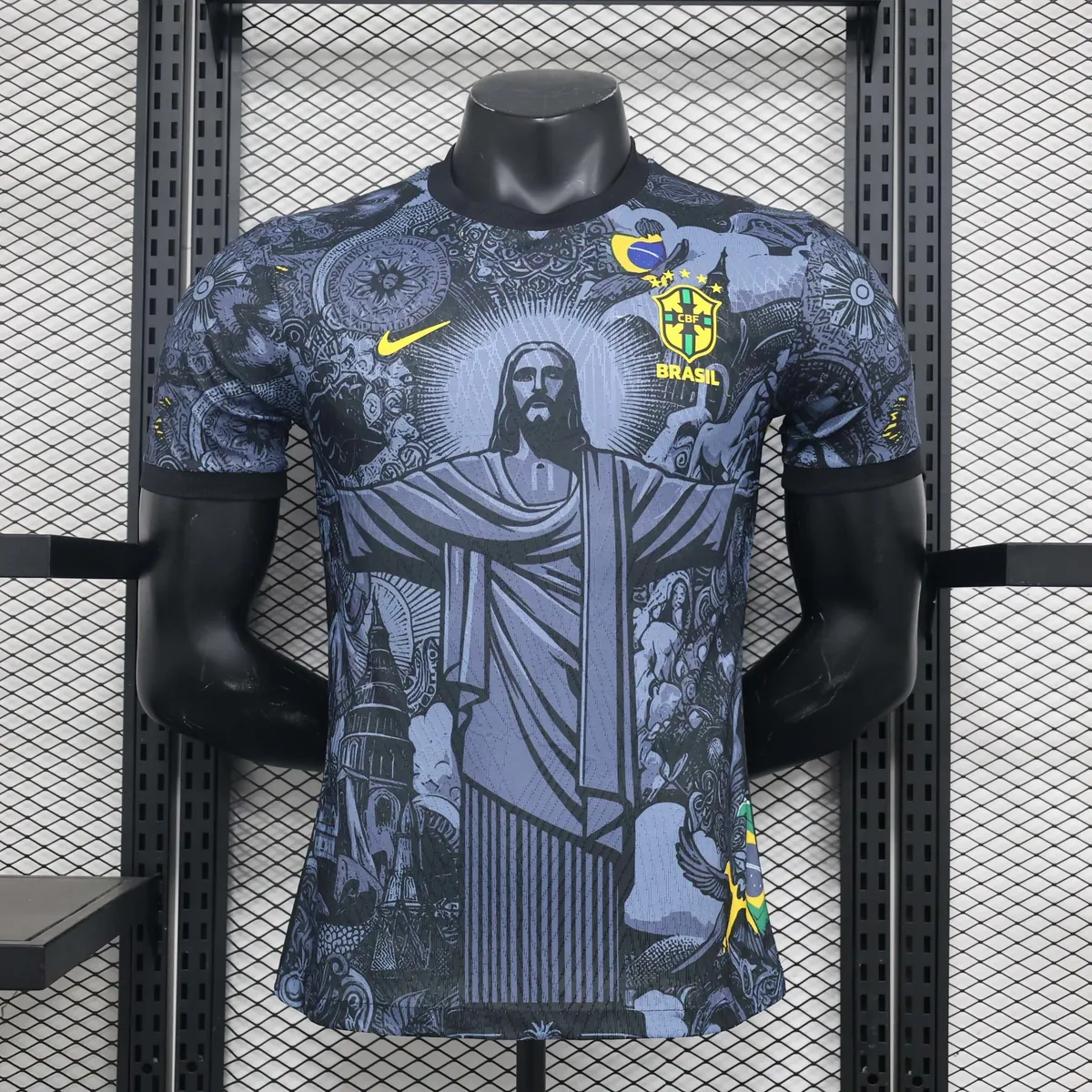2024 Brazil Christ the Redeemer Special Kit Player Version Shirt Football Replicas Yupoo 8