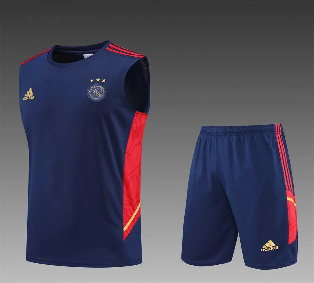 22-23 Ajax vest training suit kit Black 21