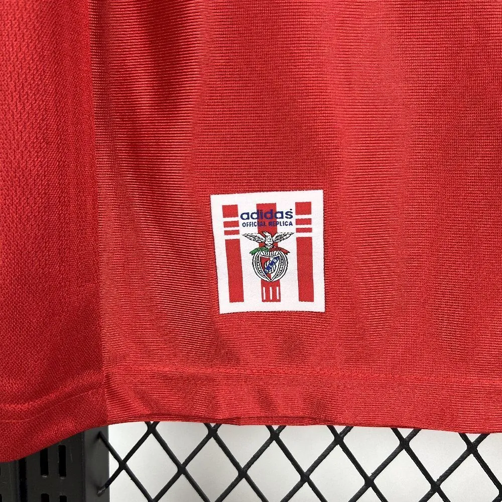 98-99 Benfica Home Retro Kit Vintage Shirt Sino AAAAJersey Supply Yupoo 2
