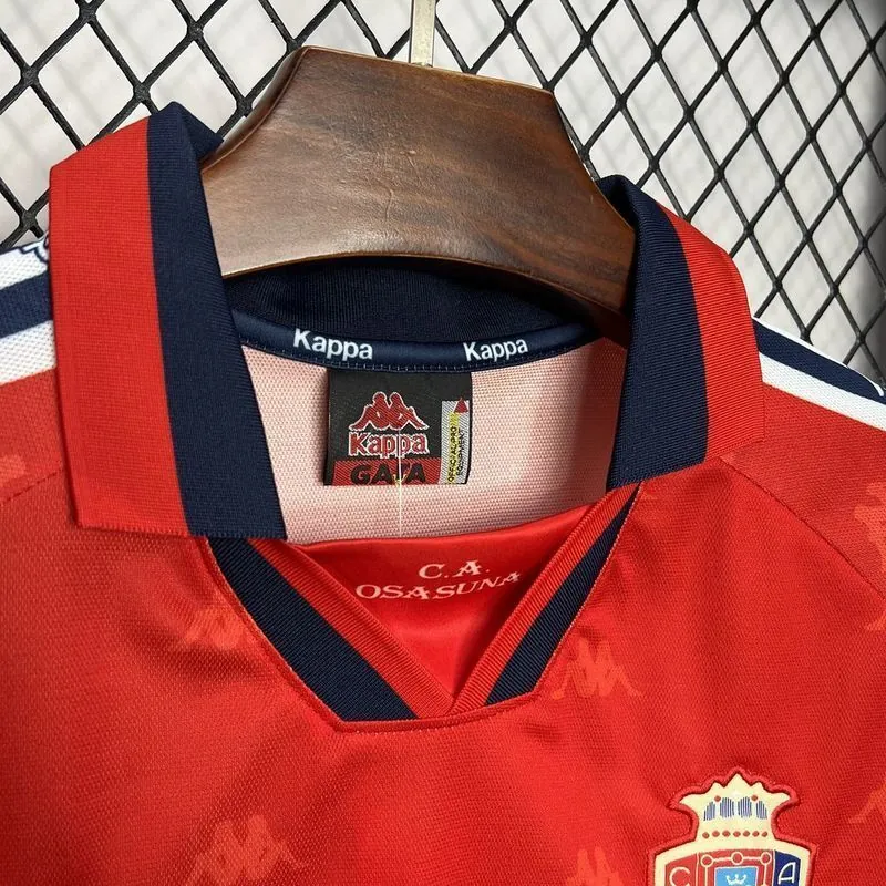 96-97 Osasuna Home Retro Kit Vintage Shirt Soccer AAAAJersey Yupoo 2