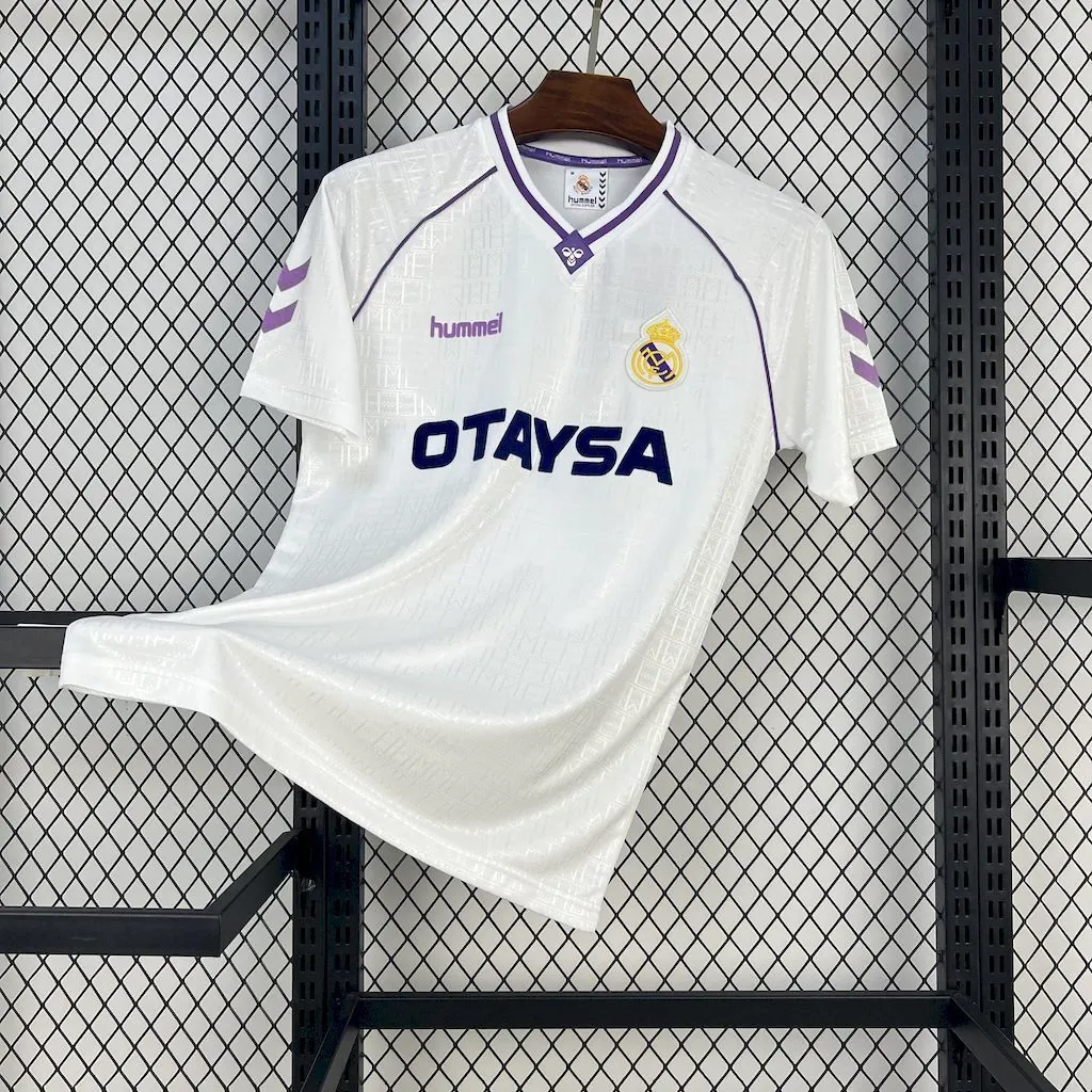 90-92 Real Madrid Home Retro Kit Vintage Shirt AAAAJersey Yupoo 7