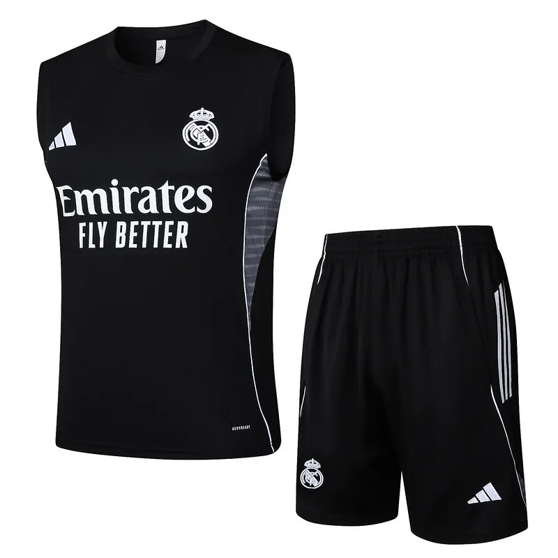 25-26 Real Madrid Black Training Vest Soccer AAAAJersey Yupoo S-2XL 4