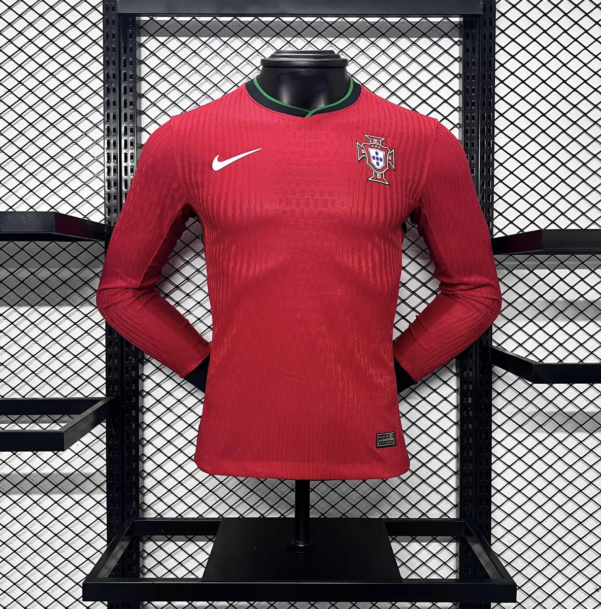 2024 Portugal Home Long Sleeve Kit Player Version Shirt Jerseys Supllier Yupoo 7