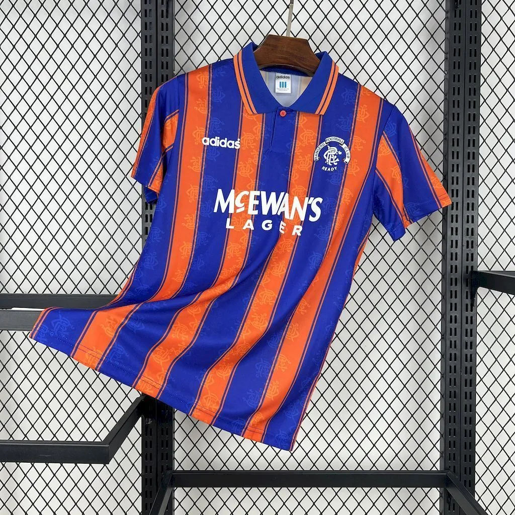 93-94 Rangers Away Retro Kit Vintage Shirt AAAAJersey Yupoo 5