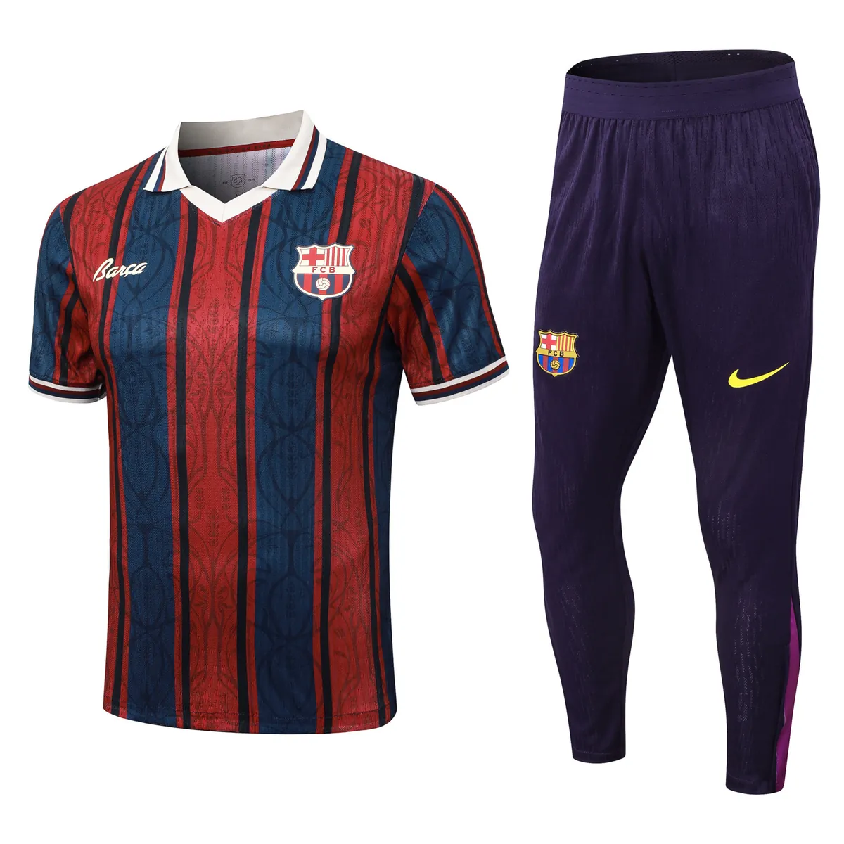 25-26 Barcelona Anniversary Edition Player Version Training Kits Football Tracksuits 3