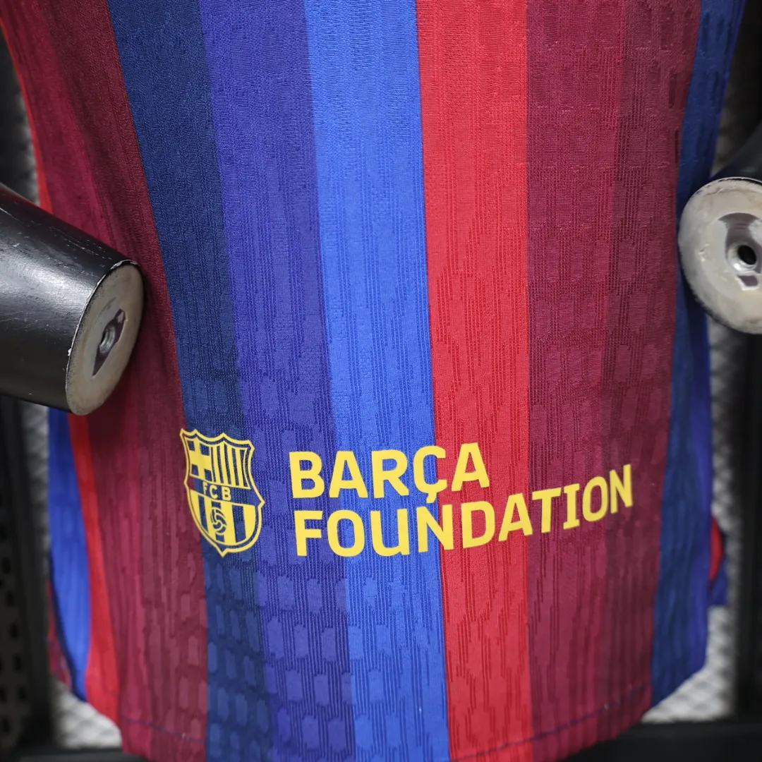 26-27 Barcelona Mens Home Kit Soccer Player Version T-Shirt AAAAJersey Supplier Yupoo 9 1
