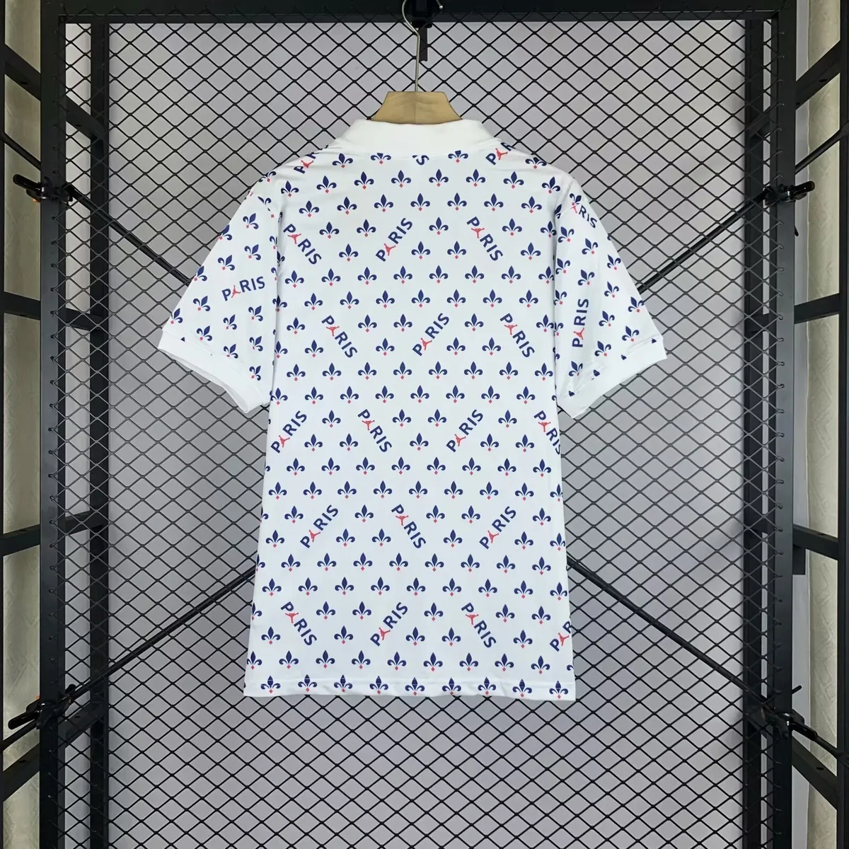 24-25 PSG Polo Jordan Co branded white Polo Shirt Soccer AAAAJersey Dropshipping Yupoo 1