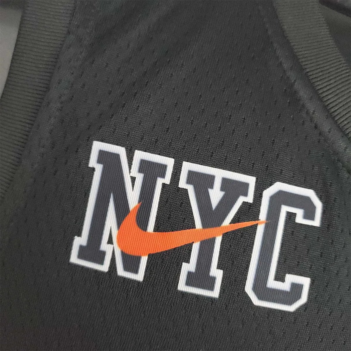 2021 ANTHONY#7 Knicks City Edition Black 1