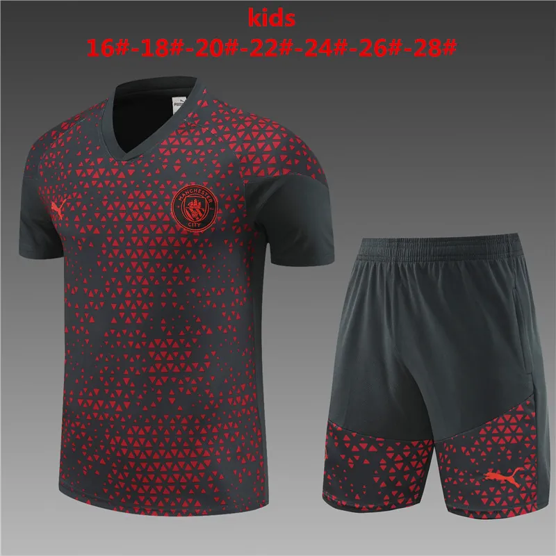 23-24 Manchester City Kids Training Soccer Jerseys Yupoo 2