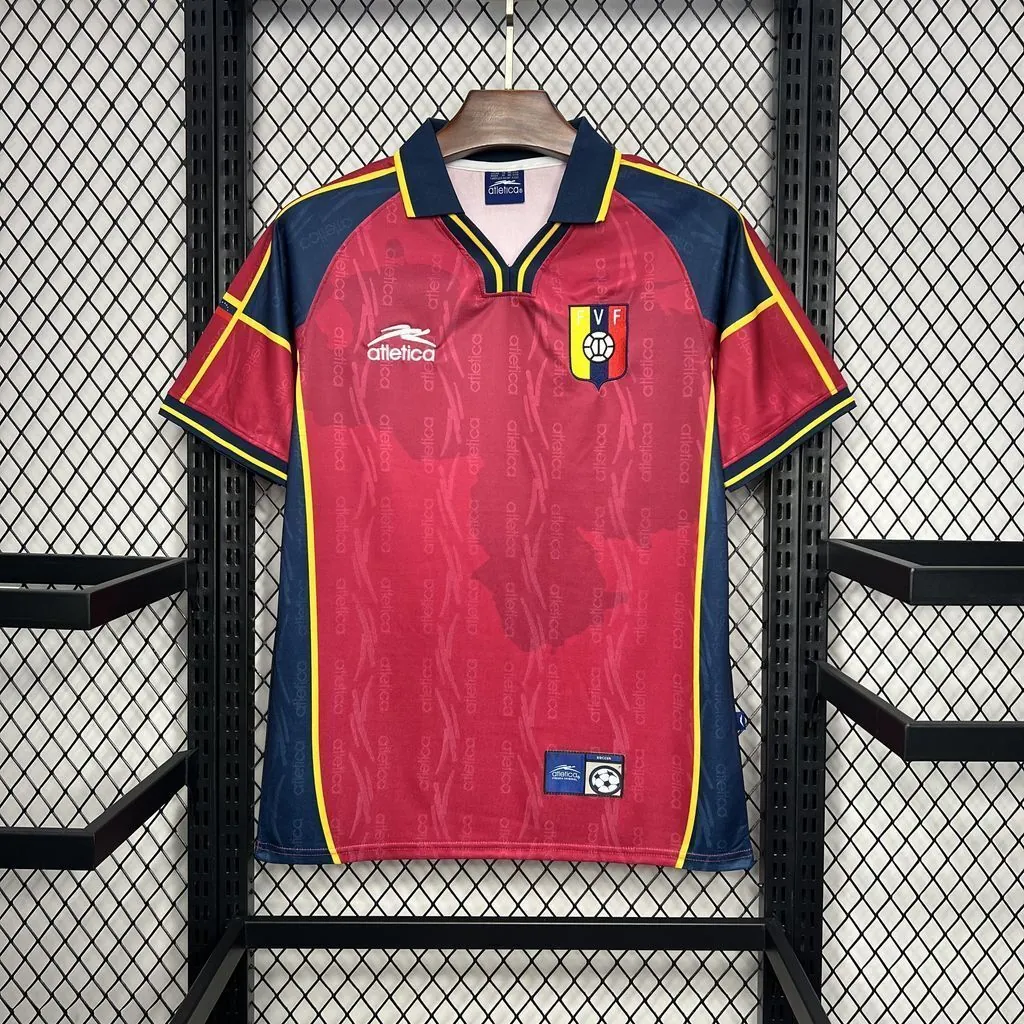 2000 Venezuela Home Retro Kit Vintage Shirt Football AAAAJersey Yupoo 7