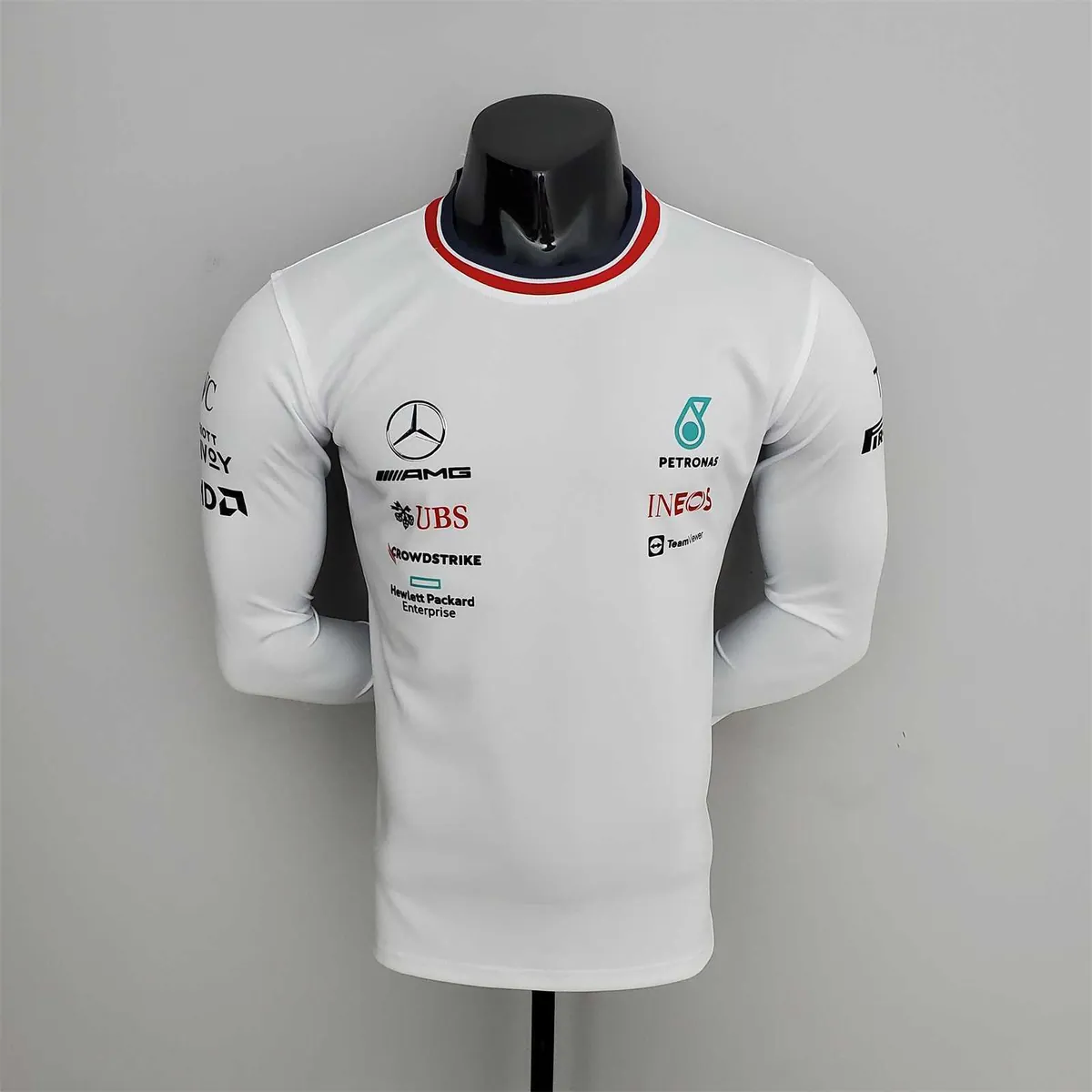 F1 Formula One 2022 Mercedes Long Sleeve White 8
