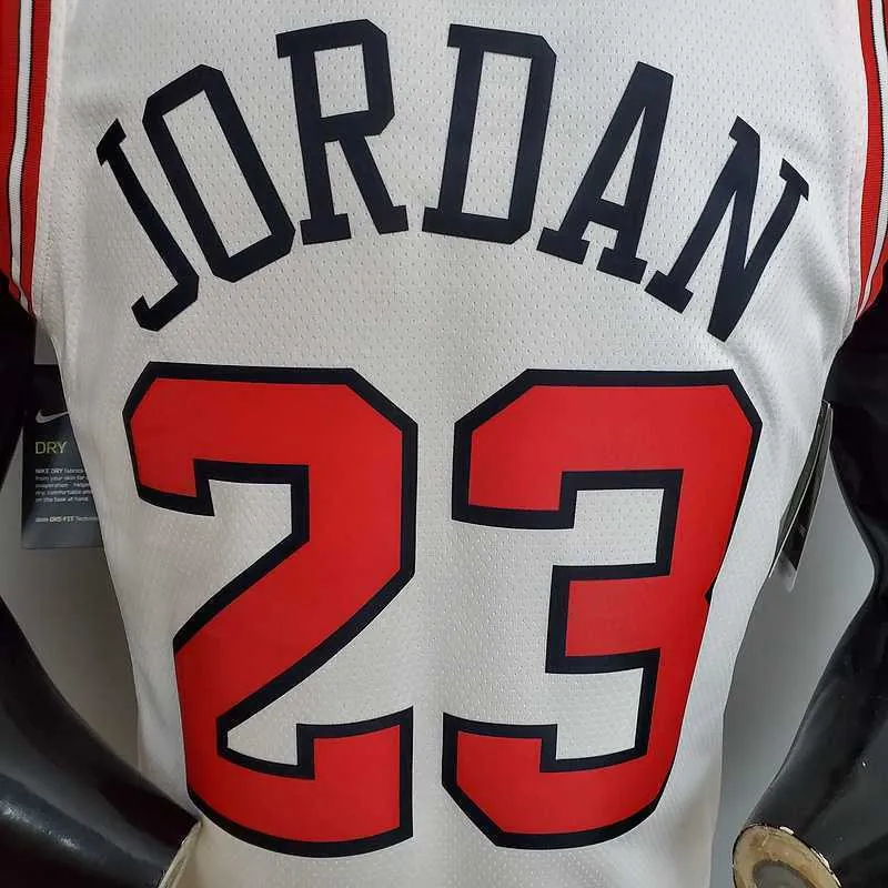Jordan #23 Chicago Bulls white 4