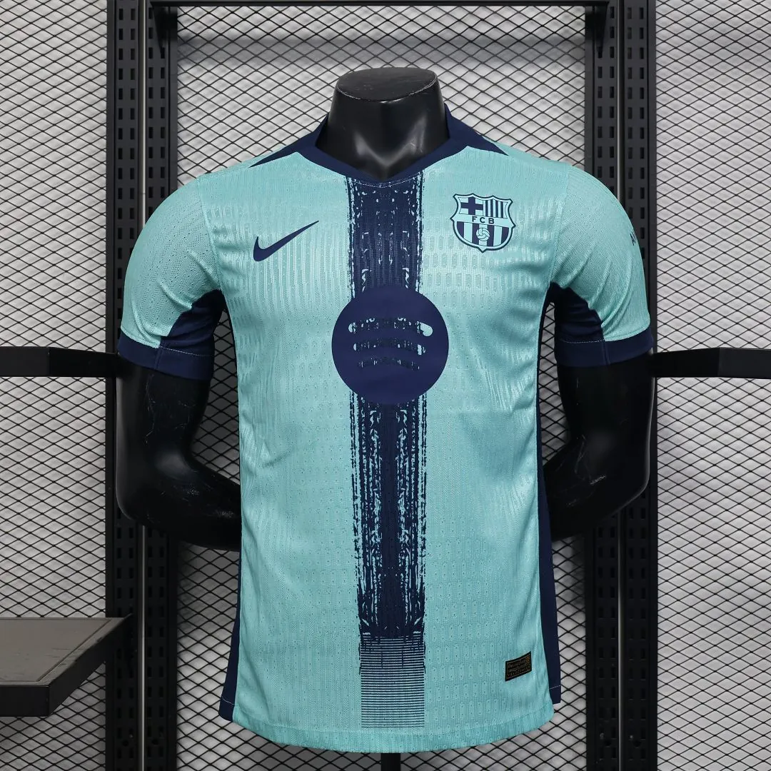 25-26 Barcelona 125th Anniversary Blue Special Edition Player Version Shirt AAAAJersey Wholesal 11