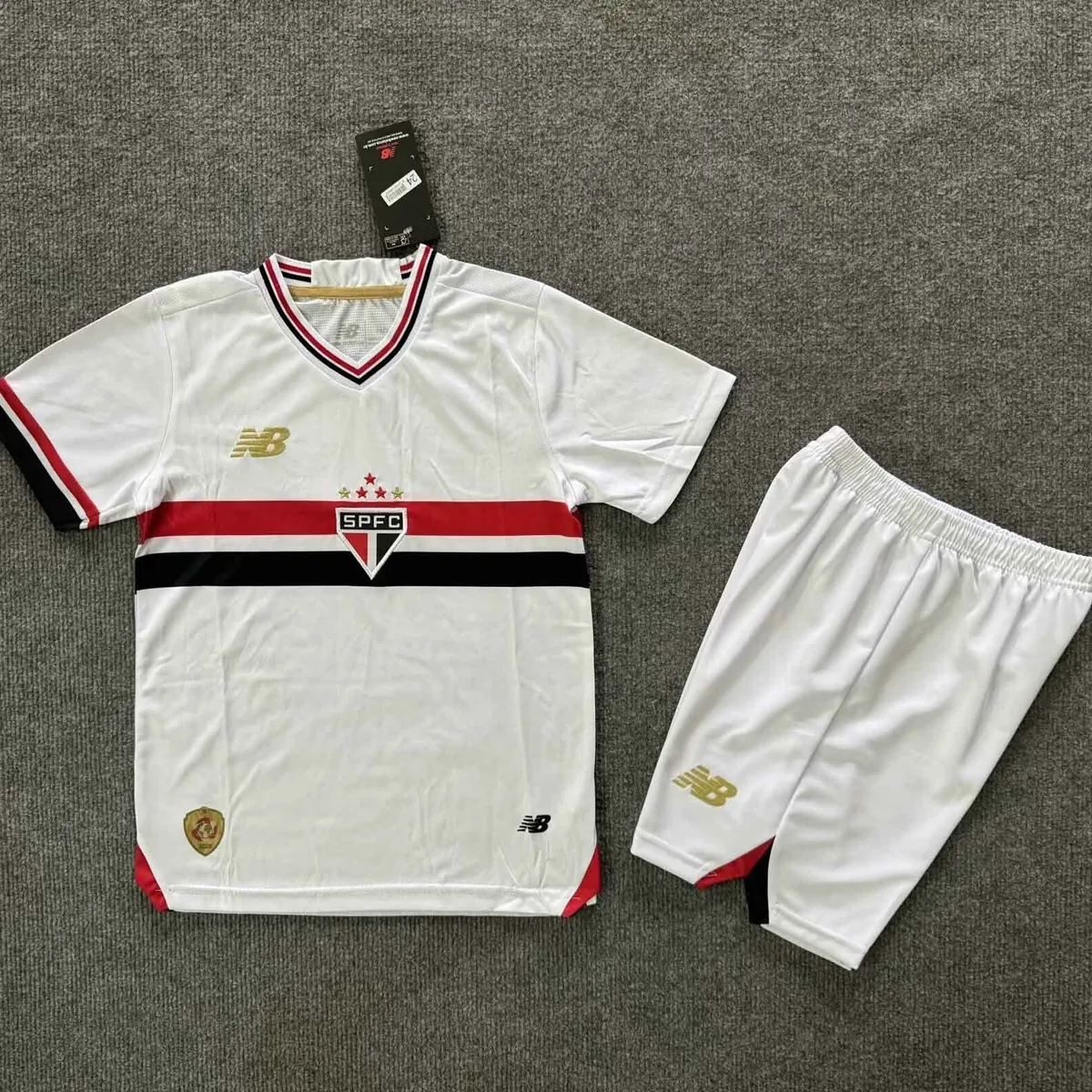 25-26 Sao Paulo Home Kid Kits Youth Apparels AAAAJersey Dropship Yupoo 2