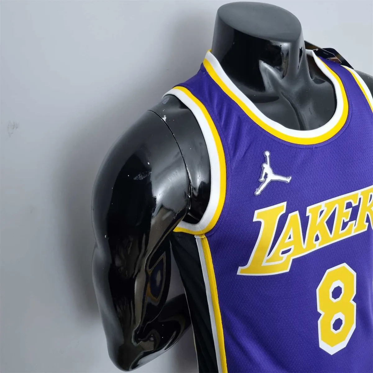 75th Anniversary BRYANT#8 Los Angeles Lakers Jordan Purple NBA Jersey 3