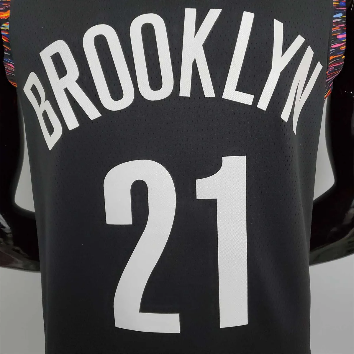 brooklyn#21 Brooklyn Nets City version black 7