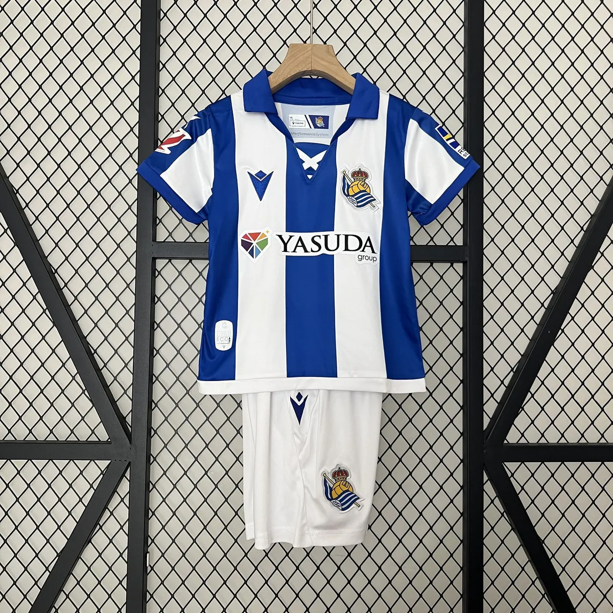 24-25 Real Sociedad Home Kid Kits Youth Apparels Sport AAAAJersey Yupoo 8