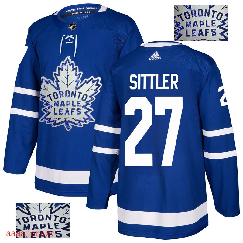 2018 Toronto Maple Leafs ice hockey jersey M-3XL 多伦多枫叶队时尚亮片款冰球服 38