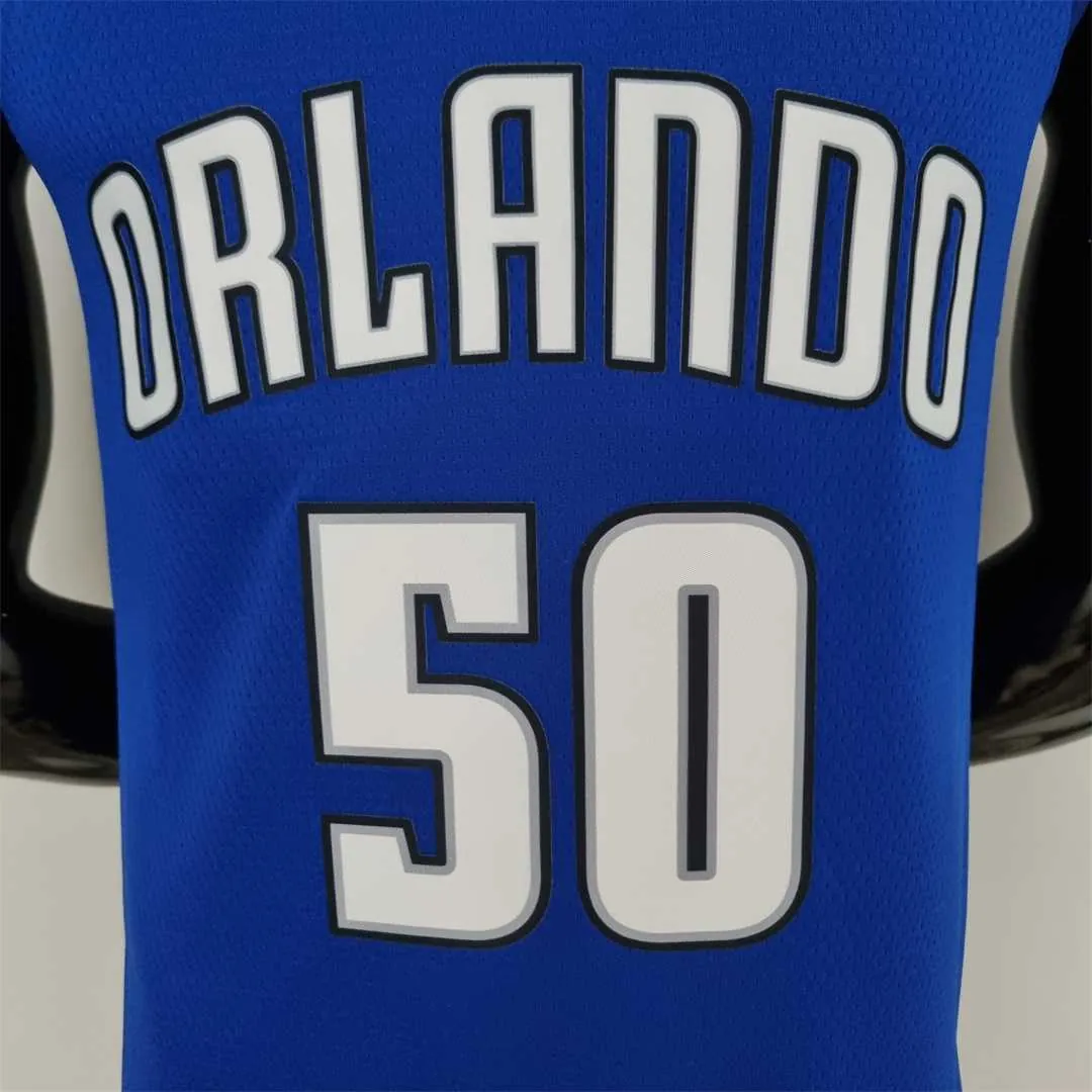 75th Anniversary Anthony#50 Orlando Magic Blue NBA Jersey 7